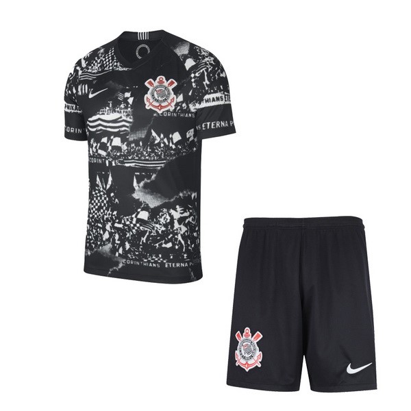 Camiseta Corinthians Paulista 3ª Niños 2019/20 Negro